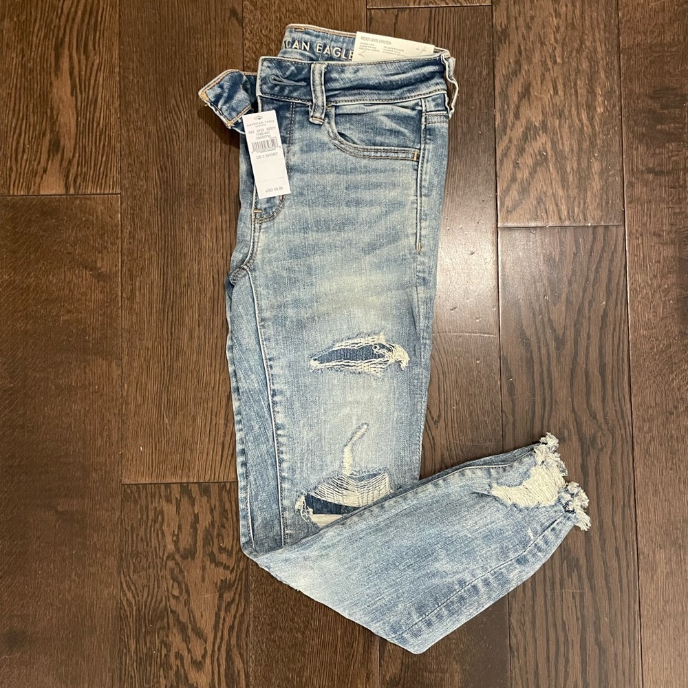 American Eagle crop jeggings